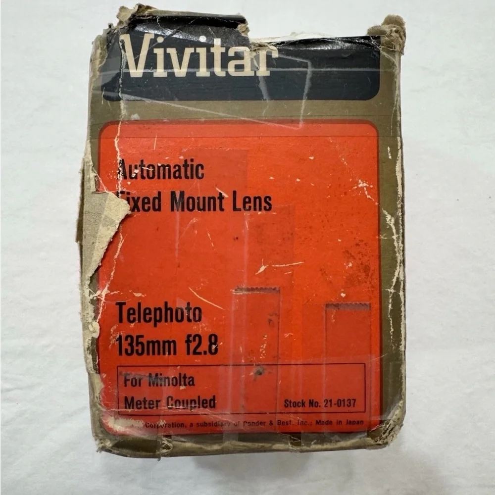 Vivitar 135mm F2.8 Auto Telephoto‎ Close Focus 135mm Lens